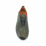 Boxer 98457 (χακί δέρμα) γυναικεία slip-on