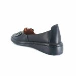 Boxer 98458 (μαύρο δέρμα) γυναικεία slip-on