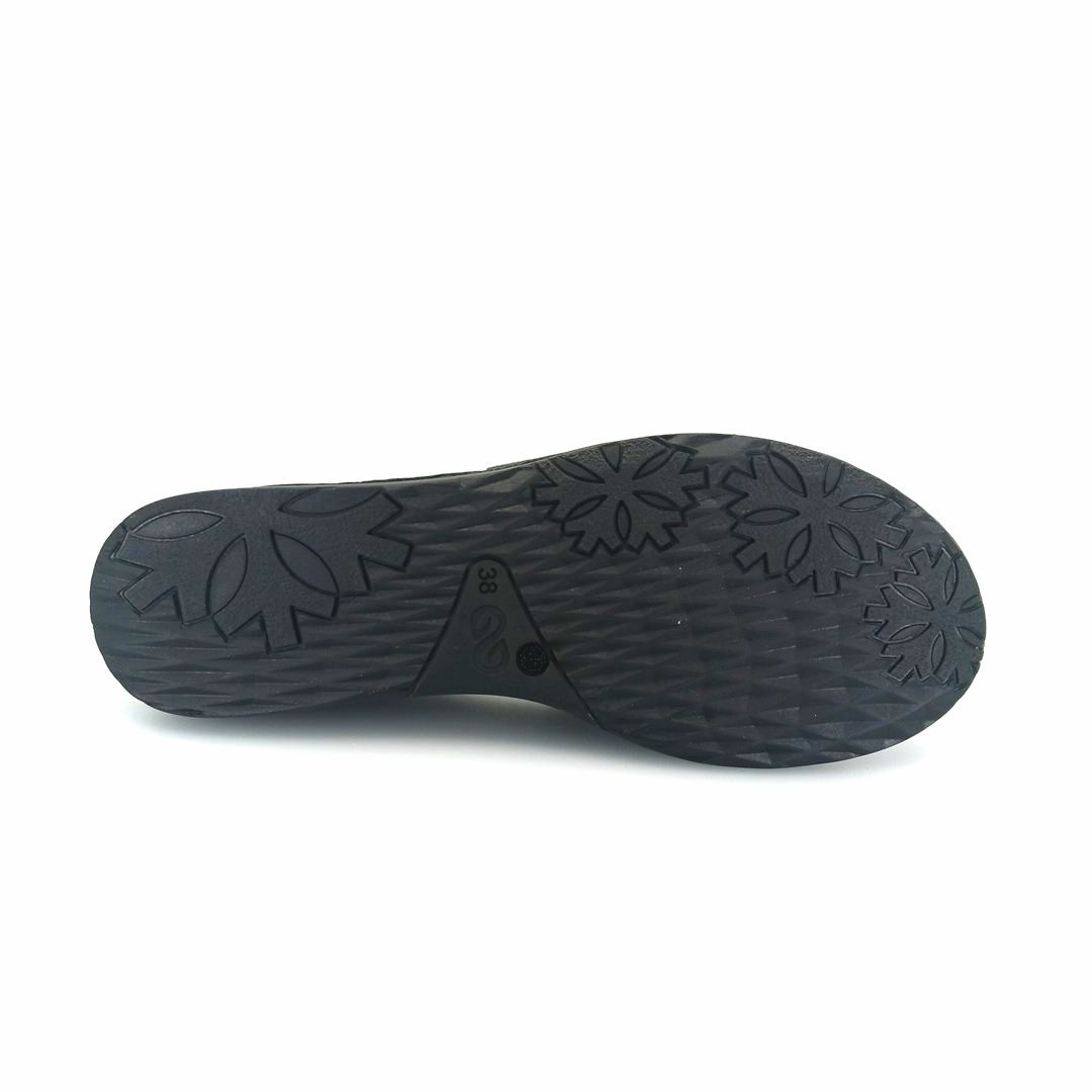 Boxer 98458 (μαύρο δέρμα) γυναικεία slip-on