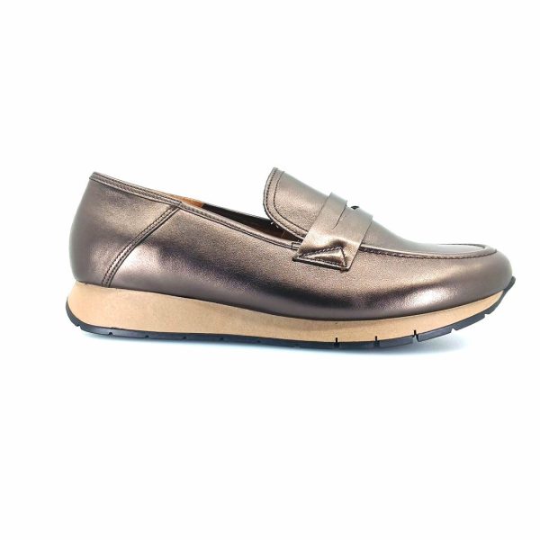 Gabor 471.15 penny loafer sneakers (μπρονζέ δέρμα)