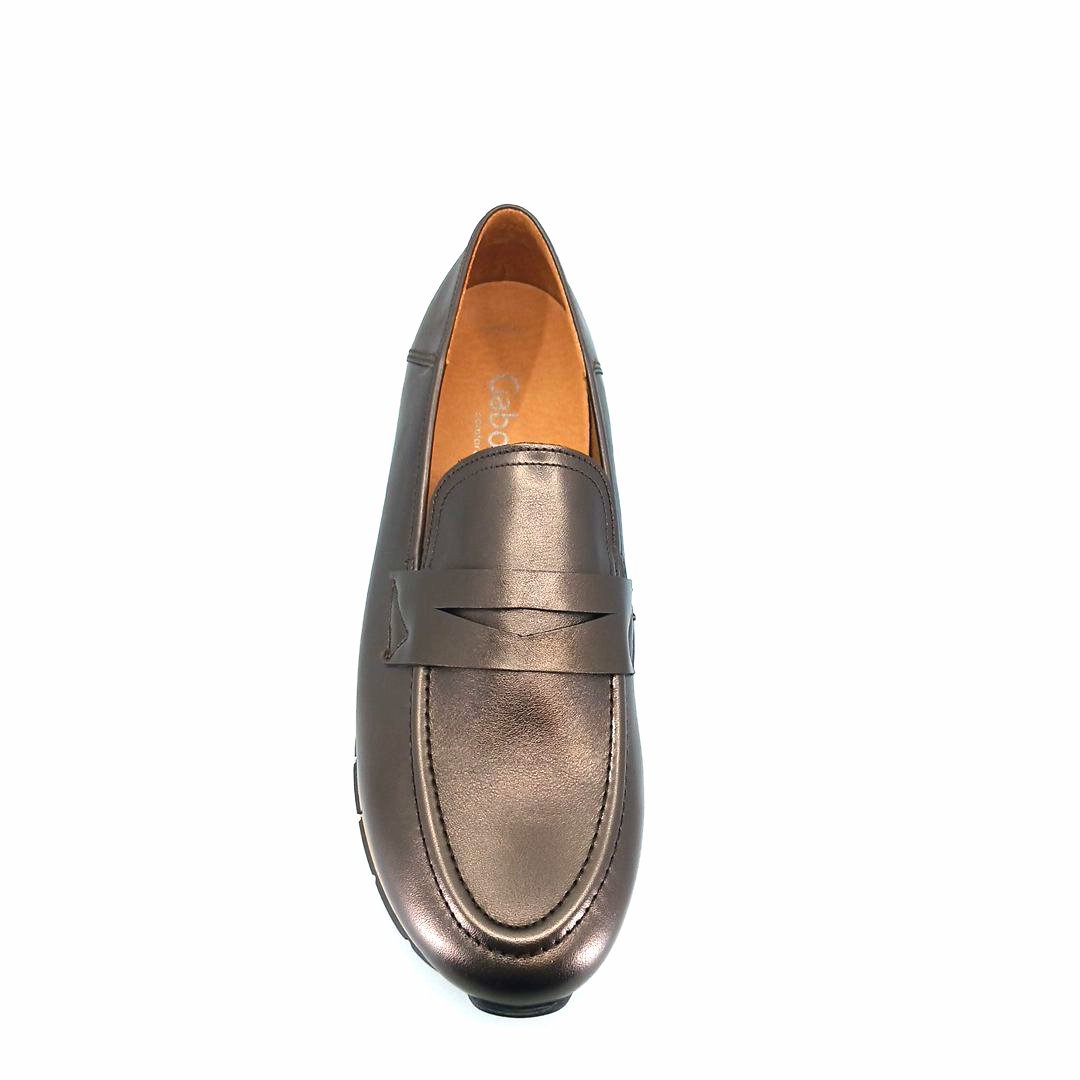 Gabor 471.15 penny loafer sneakers (μπρονζέ δέρμα)