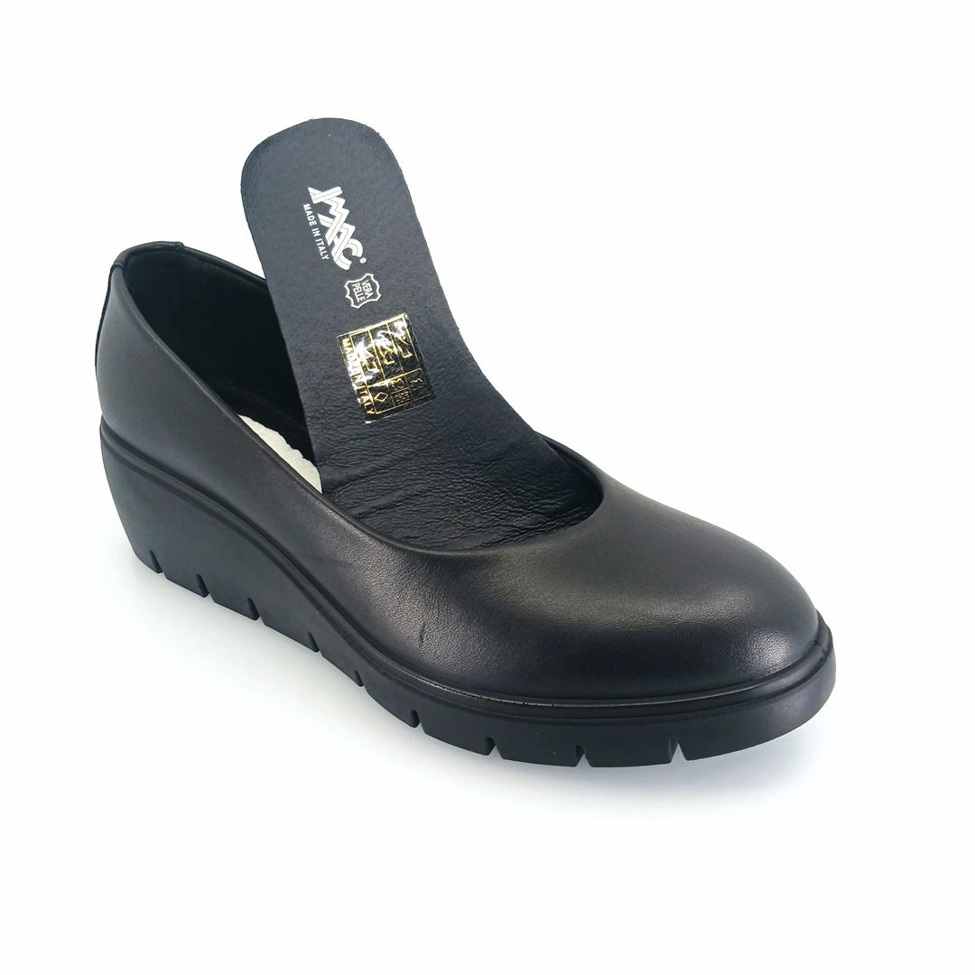 IMAC 655230 (μαύρο δέρμα) platform ballerinas