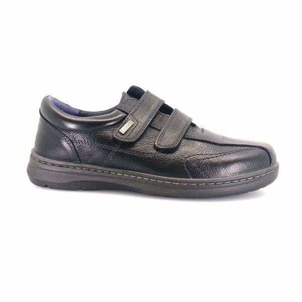 Luisetti 32407 (μαύρο δέρμα) ανδρικά velcro