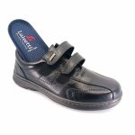 Luisetti 32407 (μαύρο δέρμα) ανδρικά velcro