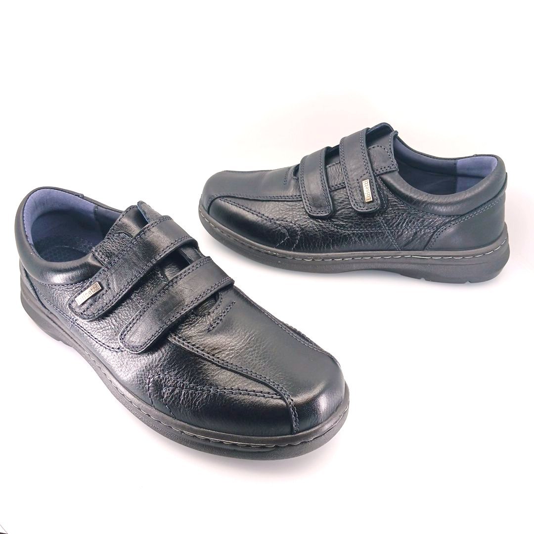 Luisetti 32407 (μαύρο δέρμα) ανδρικά velcro