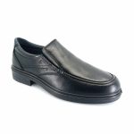 Luisetti 33600 (μαύρο δέρμα) ανδρικά slip-on