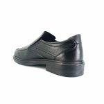 Luisetti 33600 (μαύρο δέρμα) ανδρικά slip-on