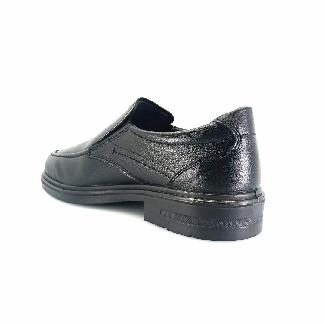 Luisetti 33600 (μαύρο δέρμα) ανδρικά slip-on