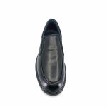 Luisetti 33600 (μαύρο δέρμα) ανδρικά slip-on