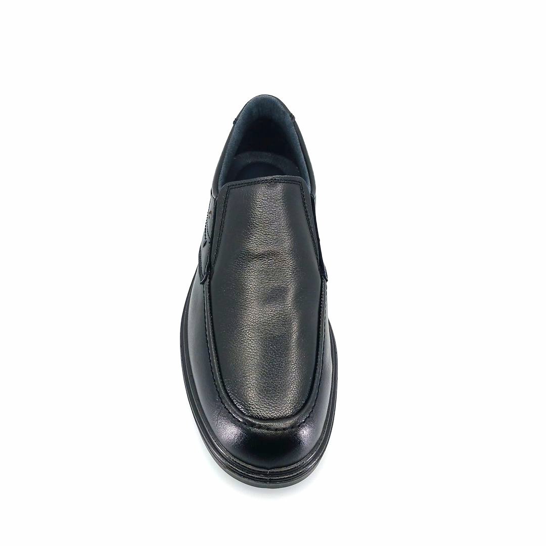 Luisetti 33600 (μαύρο δέρμα) ανδρικά slip-on