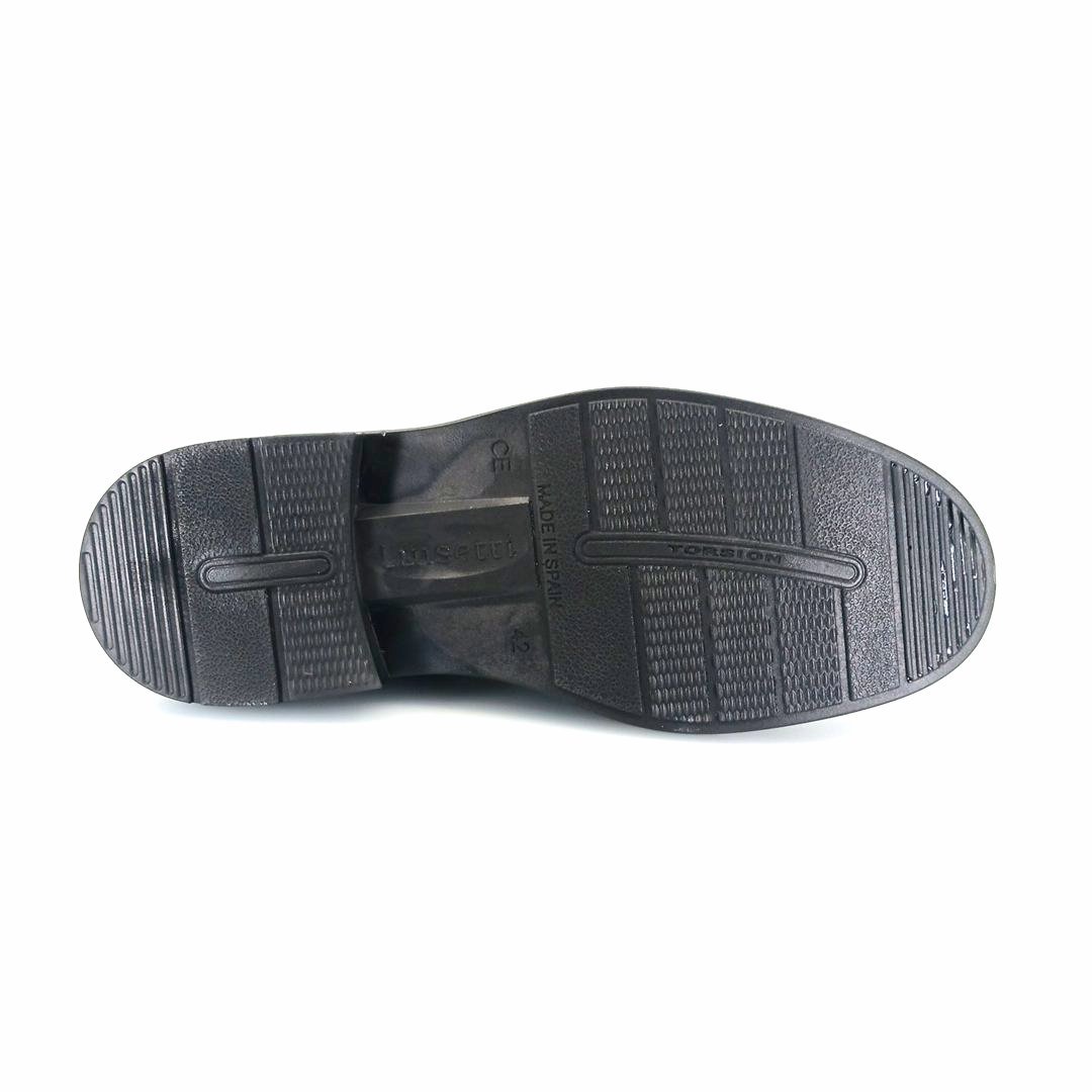 Luisetti 33600 (μαύρο δέρμα) ανδρικά slip-on
