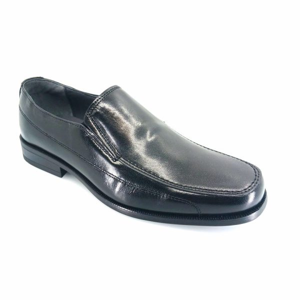 Luisetti 19300 (μαύρο δέρμα) ανδρικά loafers