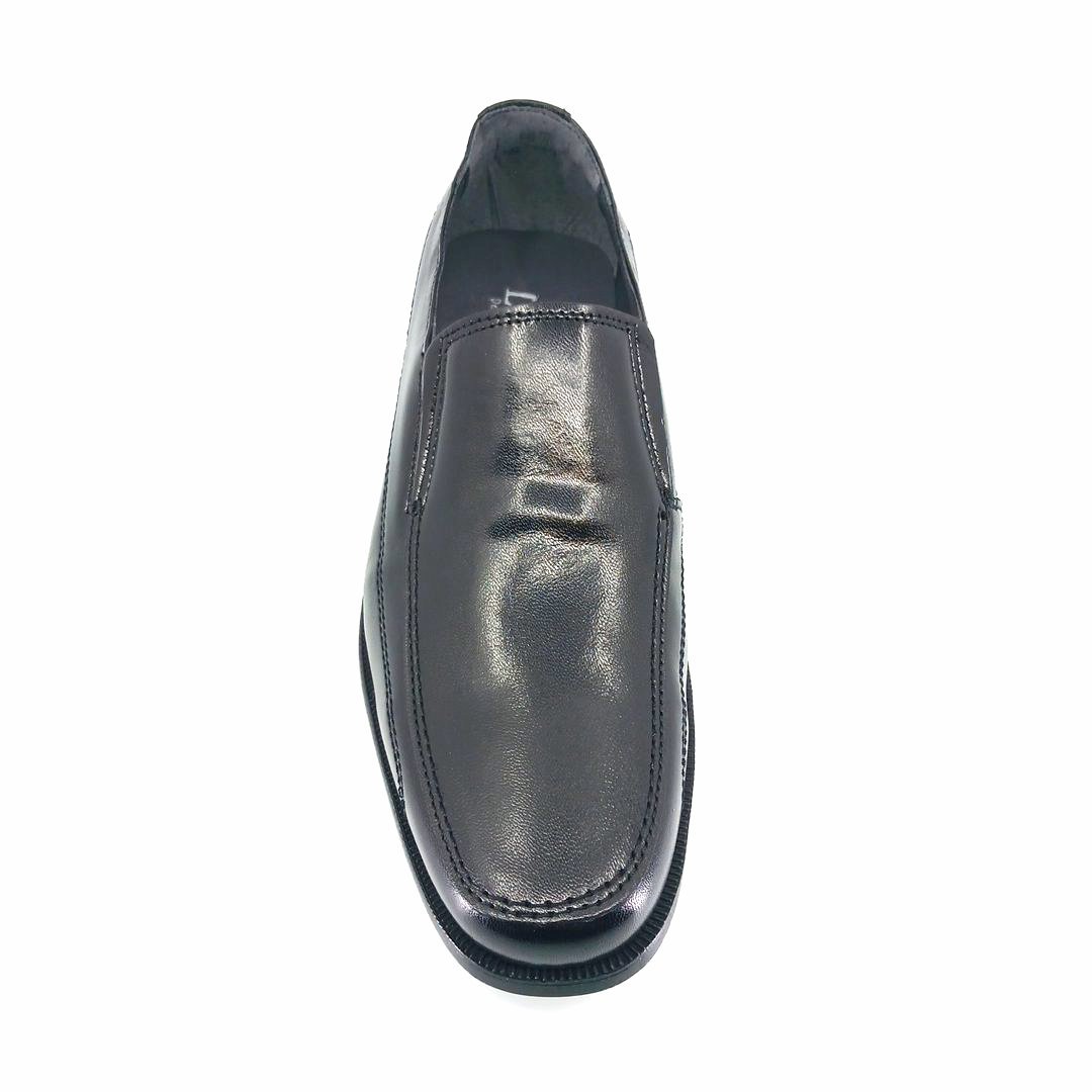 Luisetti 19300 (μαύρο δέρμα) ανδρικά loafers