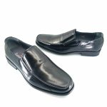 Luisetti 19300 (μαύρο δέρμα) ανδρικά loafers