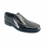 Luisetti 19302 (μαύρο δέρμα) ανδρικά loafers