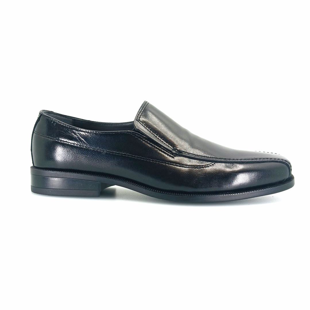 Luisetti 19302 (μαύρο δέρμα) ανδρικά loafers