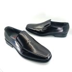 Luisetti 19302 (μαύρο δέρμα) ανδρικά loafers