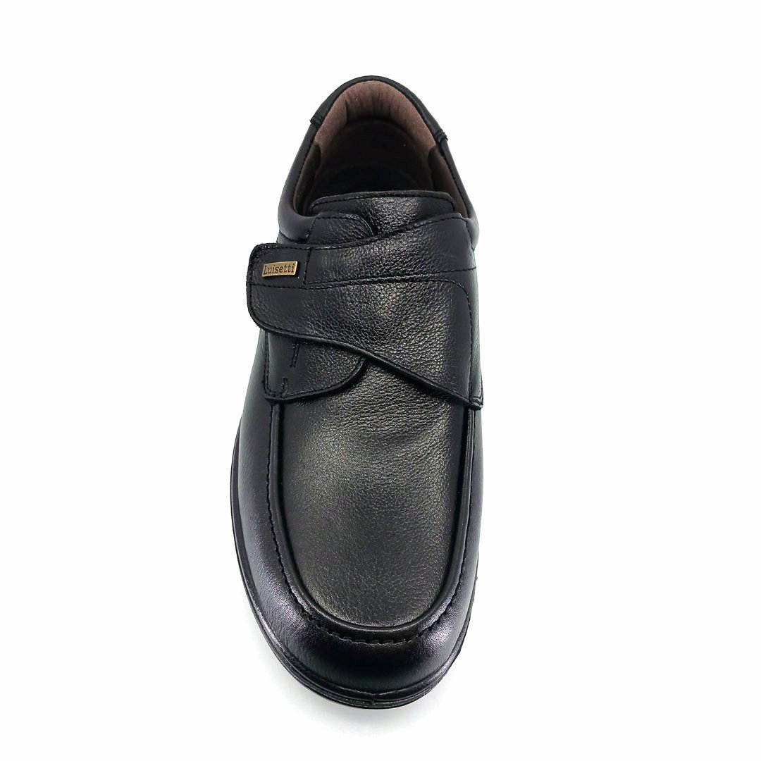 Luisetti 20412 (μαύρο δέρμα) ανδρικά velcro