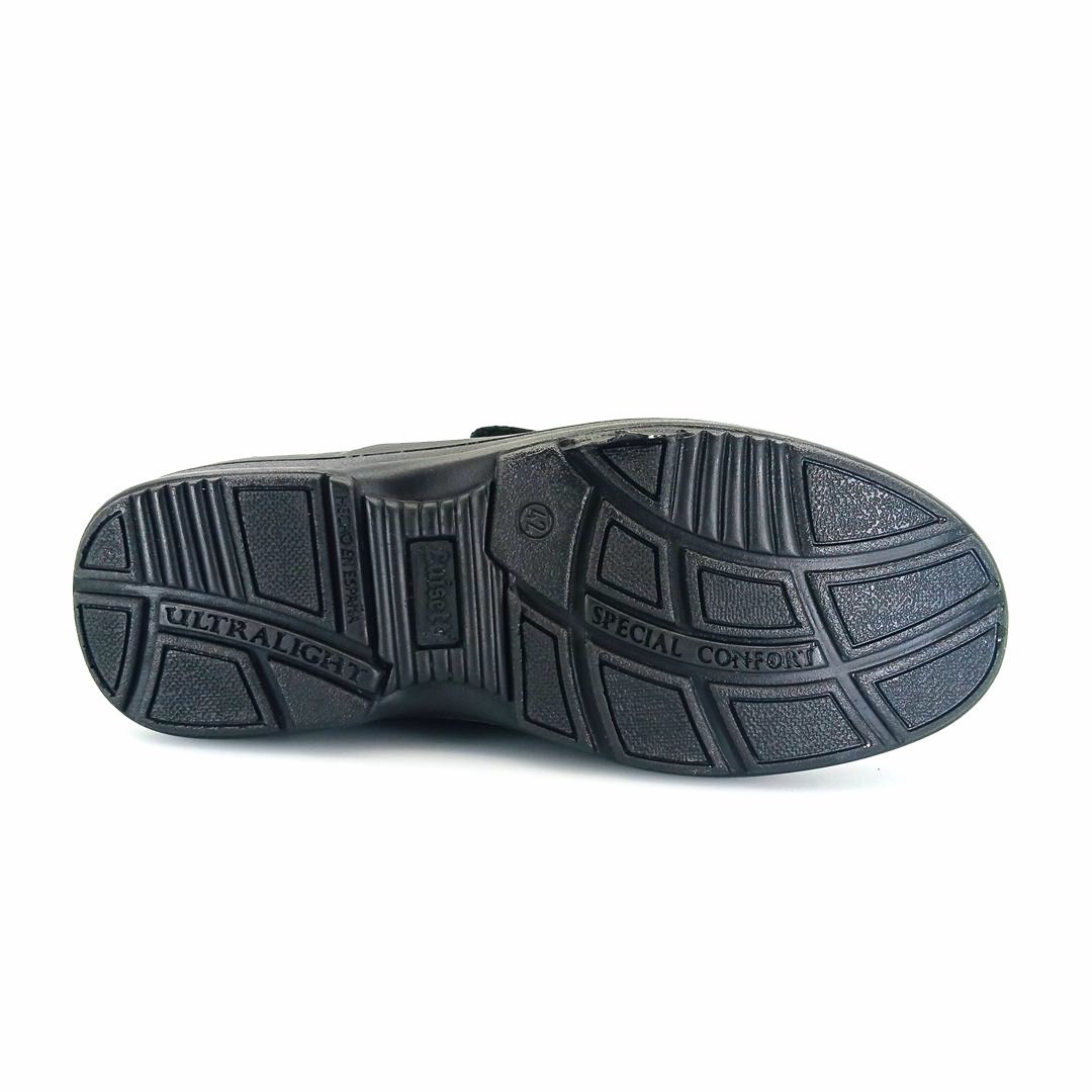 Luisetti 20412 (μαύρο δέρμα) ανδρικά velcro