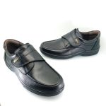 Luisetti 20412 (μαύρο δέρμα) ανδρικά velcro