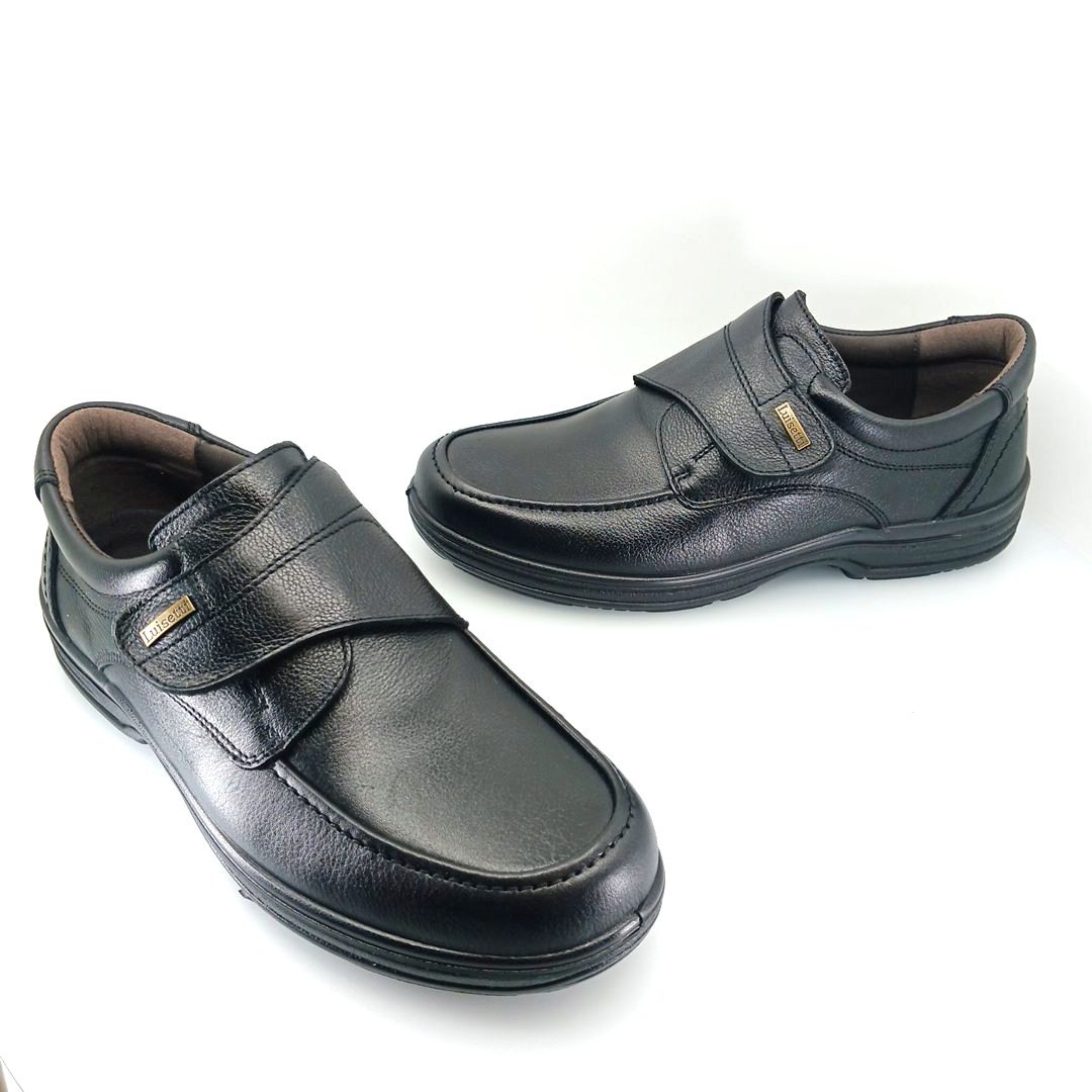 Luisetti 20412 (μαύρο δέρμα) ανδρικά velcro