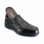 Luisetti 37703 (μαύρο δέρμα) ανδρικά slip-on