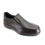 Luisetti 37703 (καφέ δέρμα) ανδρικά slip-on