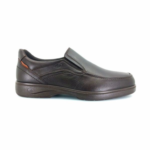 Luisetti 37703 (καφέ δέρμα) ανδρικά slip-on