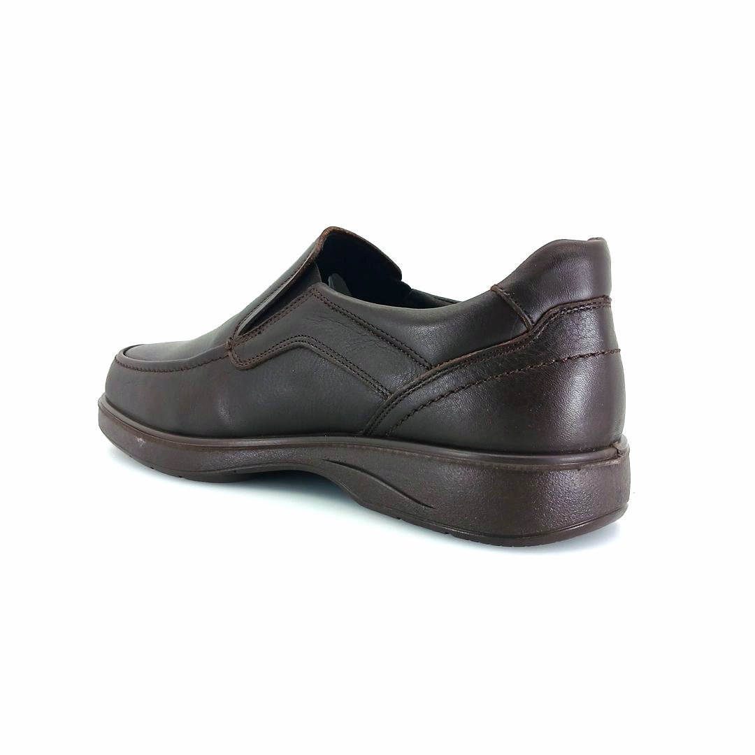 Luisetti 37703 (καφέ δέρμα) ανδρικά slip-on