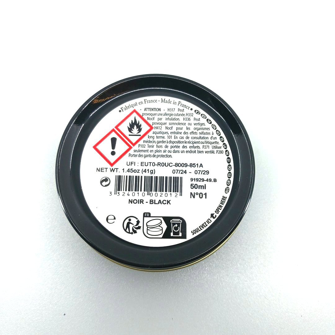 Saphir Pâte de Luxe 50 ml (μαύρο 01)