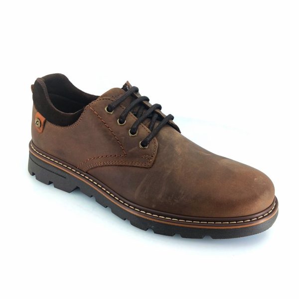 Luisetti 37800 (καφέ δέρμα) ανδρικά derby