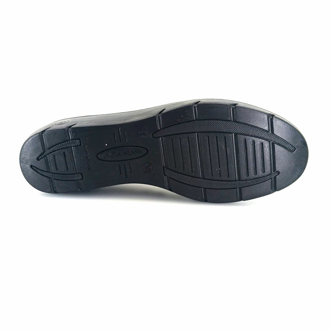 Laura Azana 26824 (μαύρο δέρμα) γυναικεία slip-on