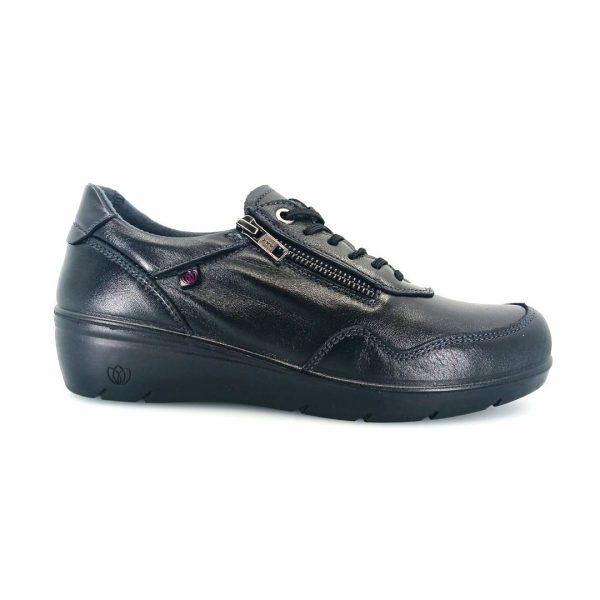 Laura Azana 26827 (μαύρο δέρμα) γυναικεία sneakers