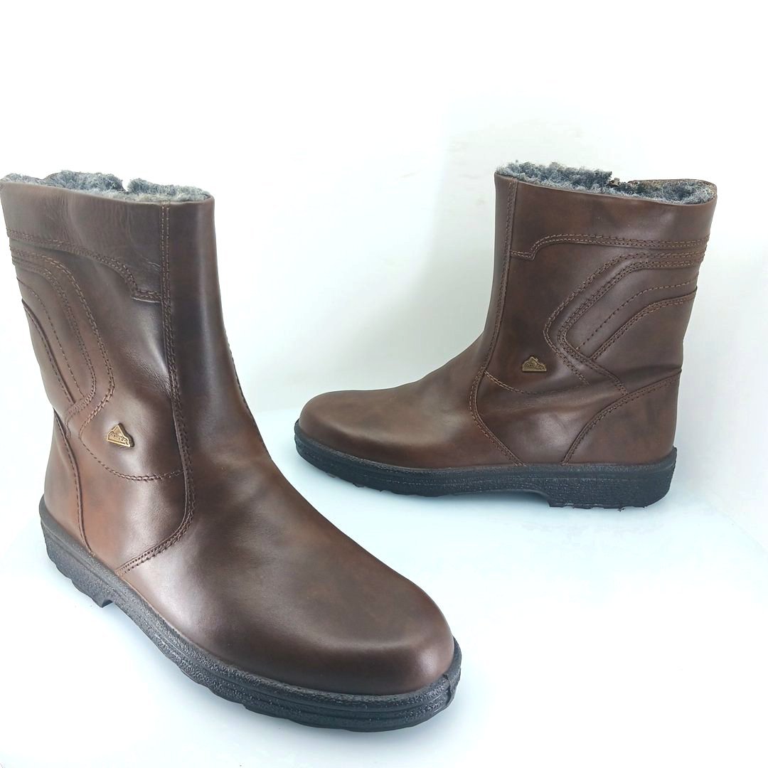Boxer 01564 (καφέ δέρμα) ανδρικά μποτάκια