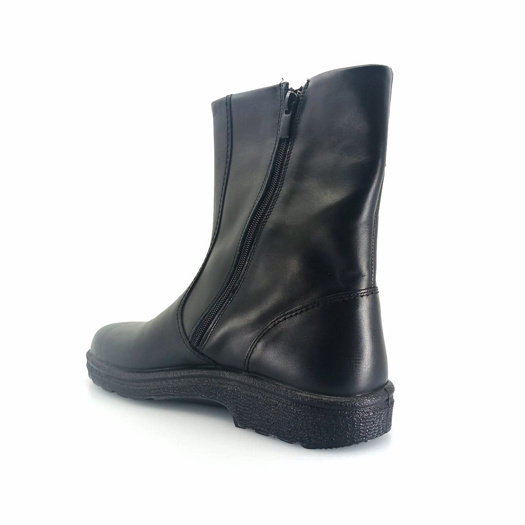 Boxer 01565 (μαύρο δέρμα) ανδρικά μποτάκια