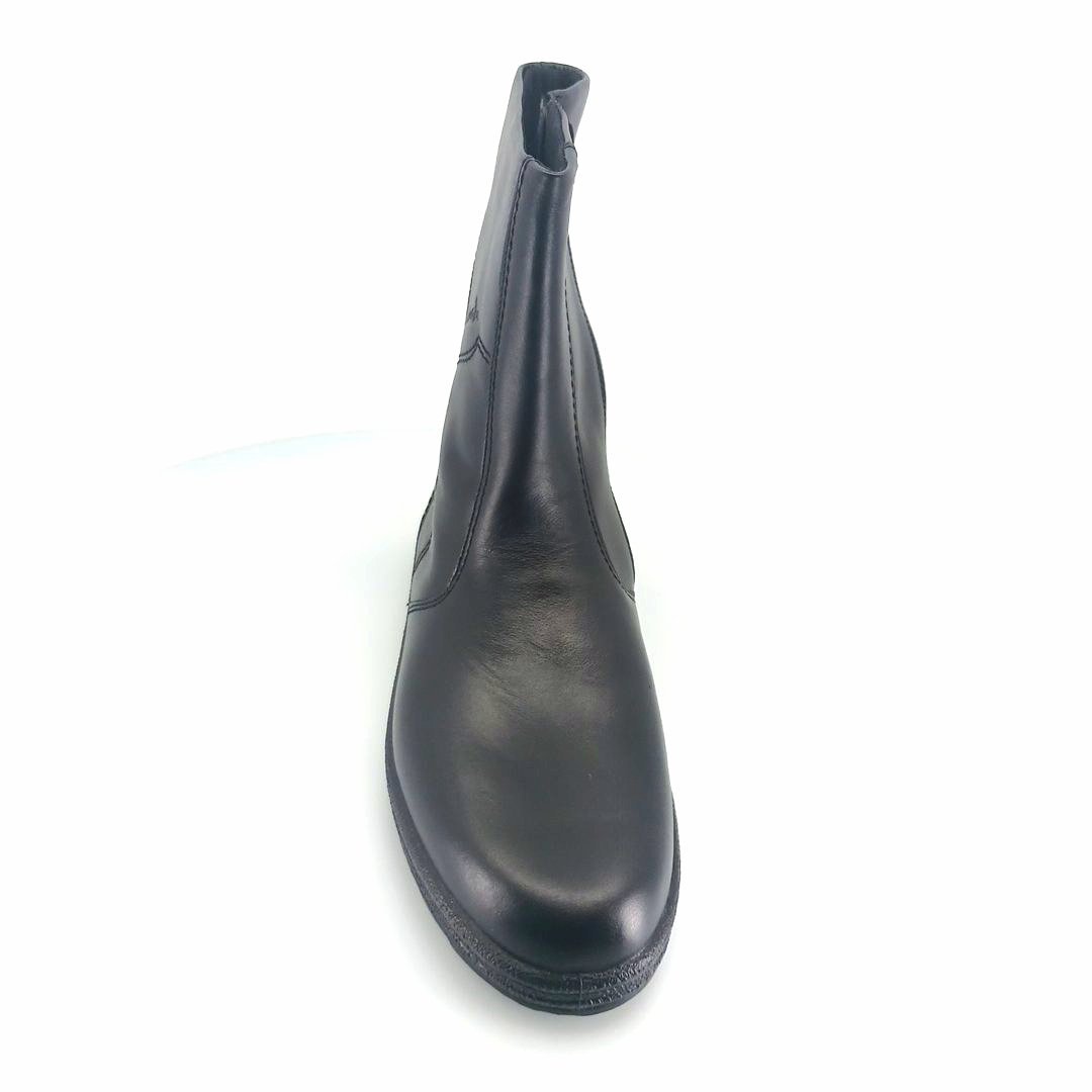 Boxer 01565 (μαύρο δέρμα) ανδρικά μποτάκια