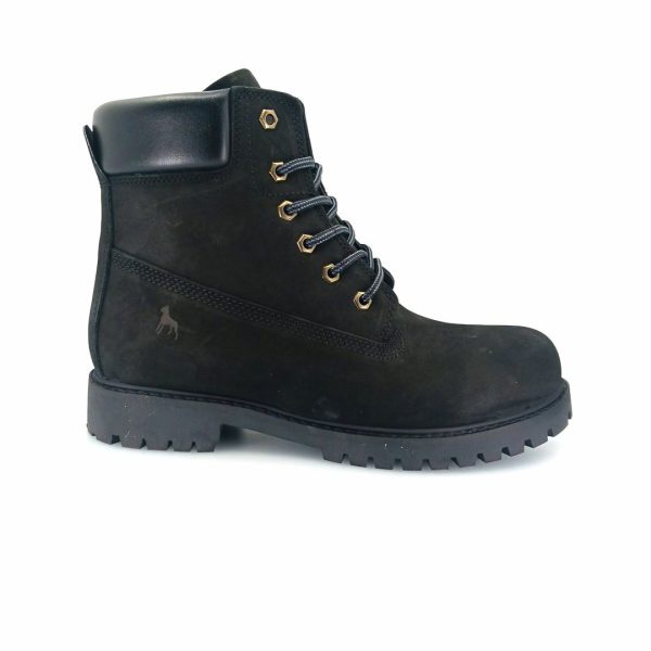 Boxer 19362 (μαύρο nubuck δέρμα) ορειβατικά μποτάκια
