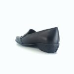 Boxer 51600 (μαύρο λουστρίνι) γυναικεία slip-on