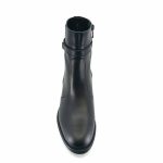 Boxer 60005 (μαύρο δέρμα) γυναικεία μποτάκια