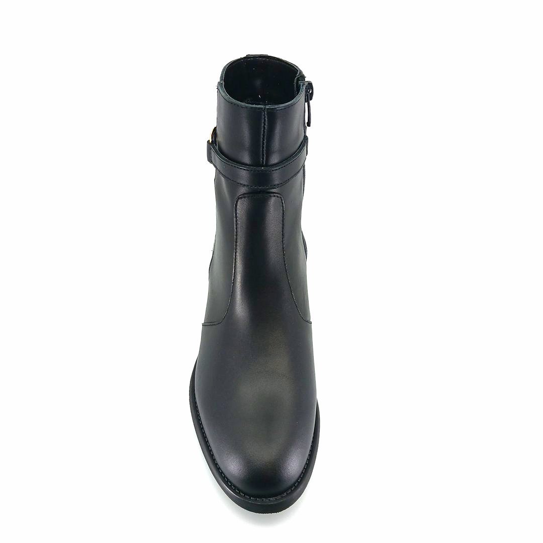 Boxer 60005 (μαύρο δέρμα) γυναικεία μποτάκια