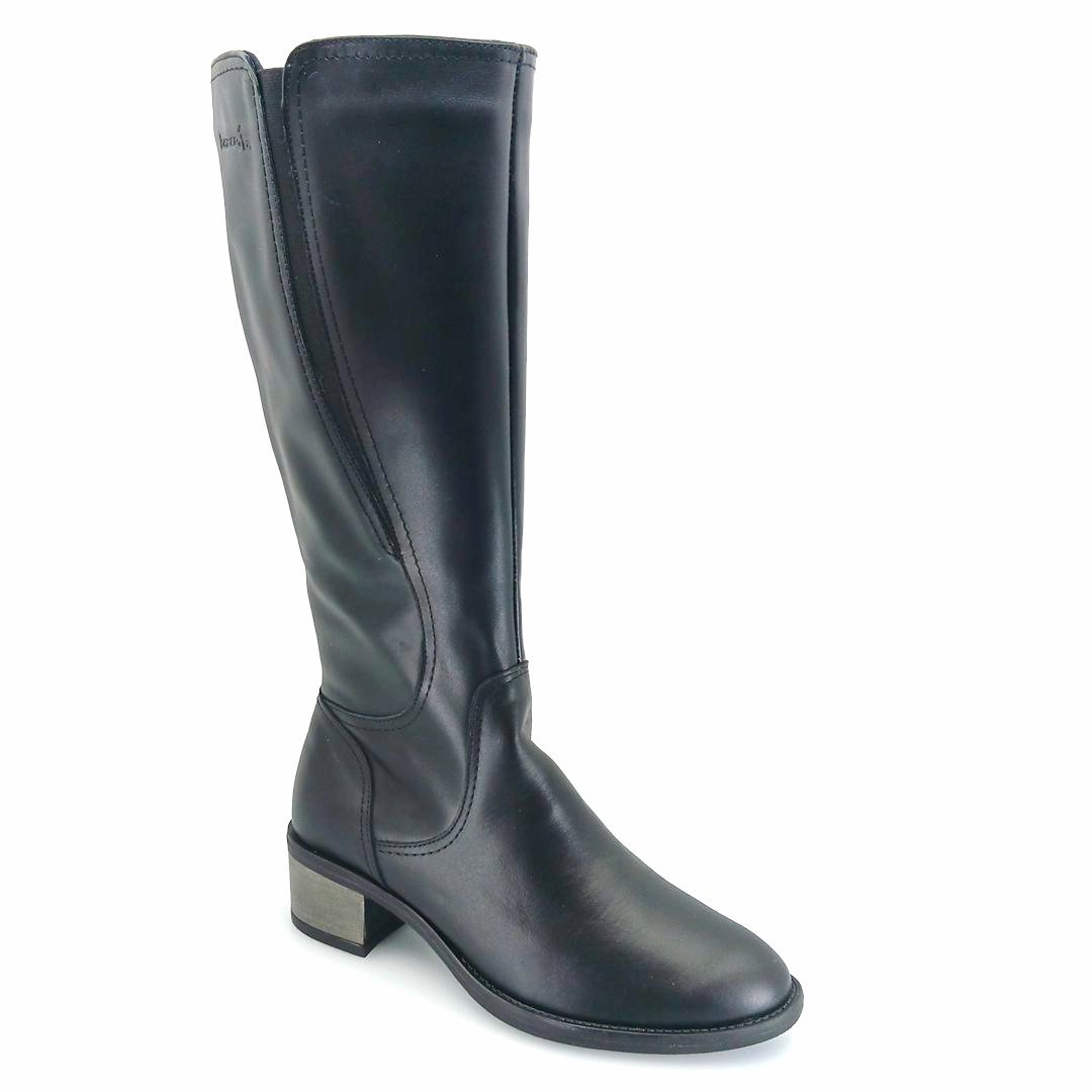 boxer-60007-black-1 Boxer 60007 (μαύρο δέρμα) γυναικείες μπότες