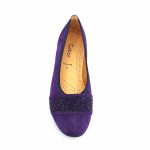 Gabor 167.13 μπαλαρίνες (πορφυρό δέρμα suede)