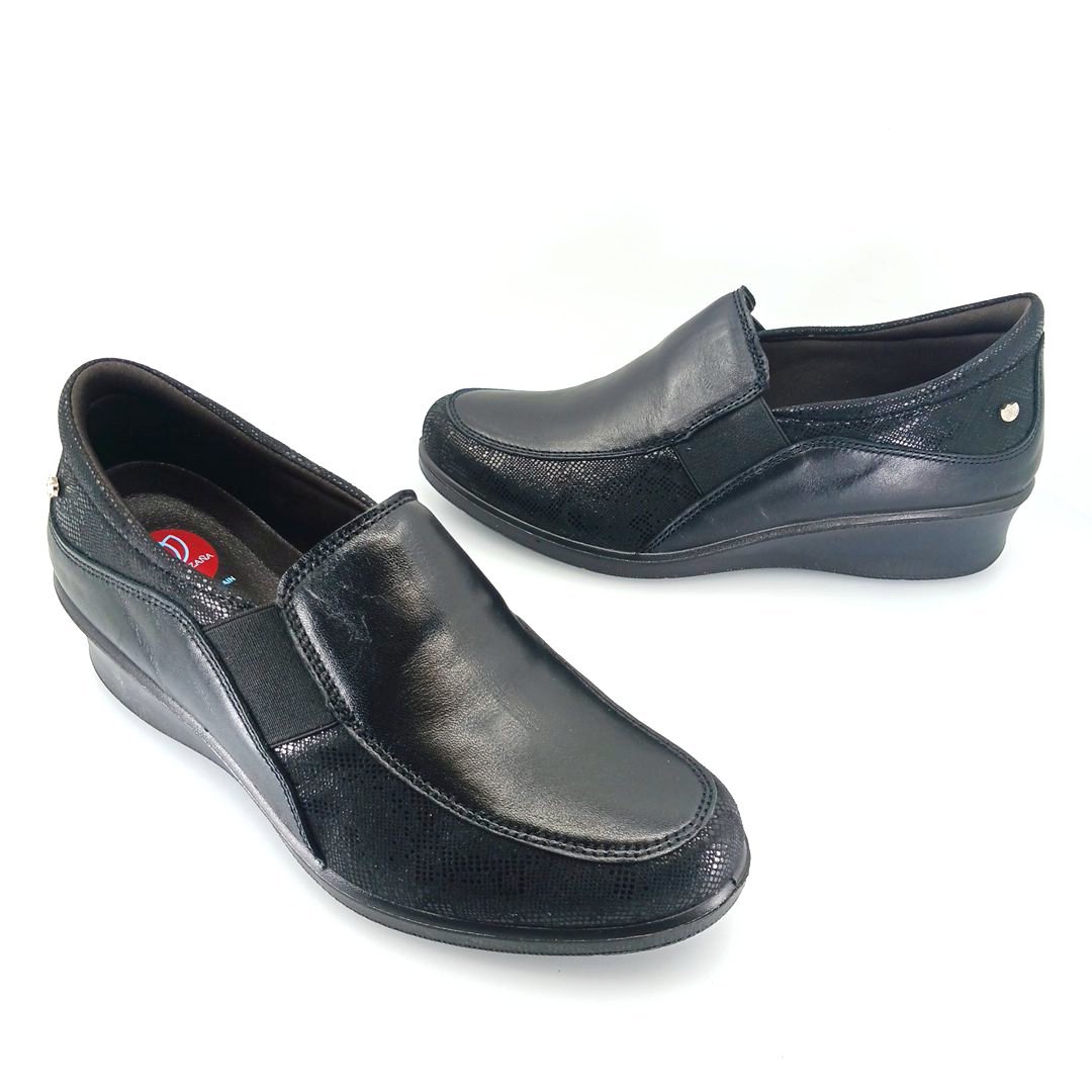 Laura Azana 21859 (μαύρο) γυναικεία slip-on