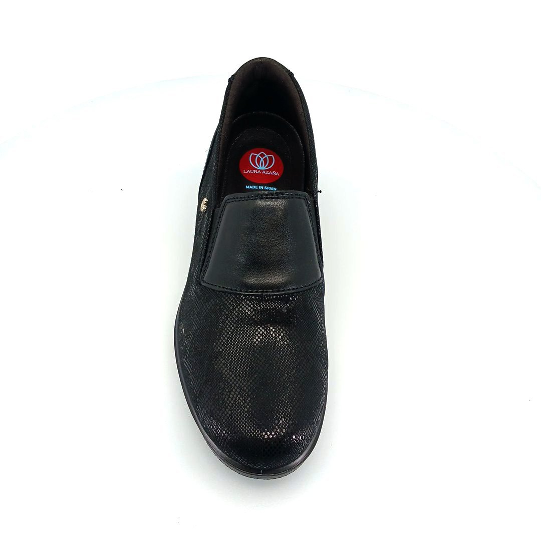 Laura Azana 21860 (μαύρο) γυναικεία slip-on