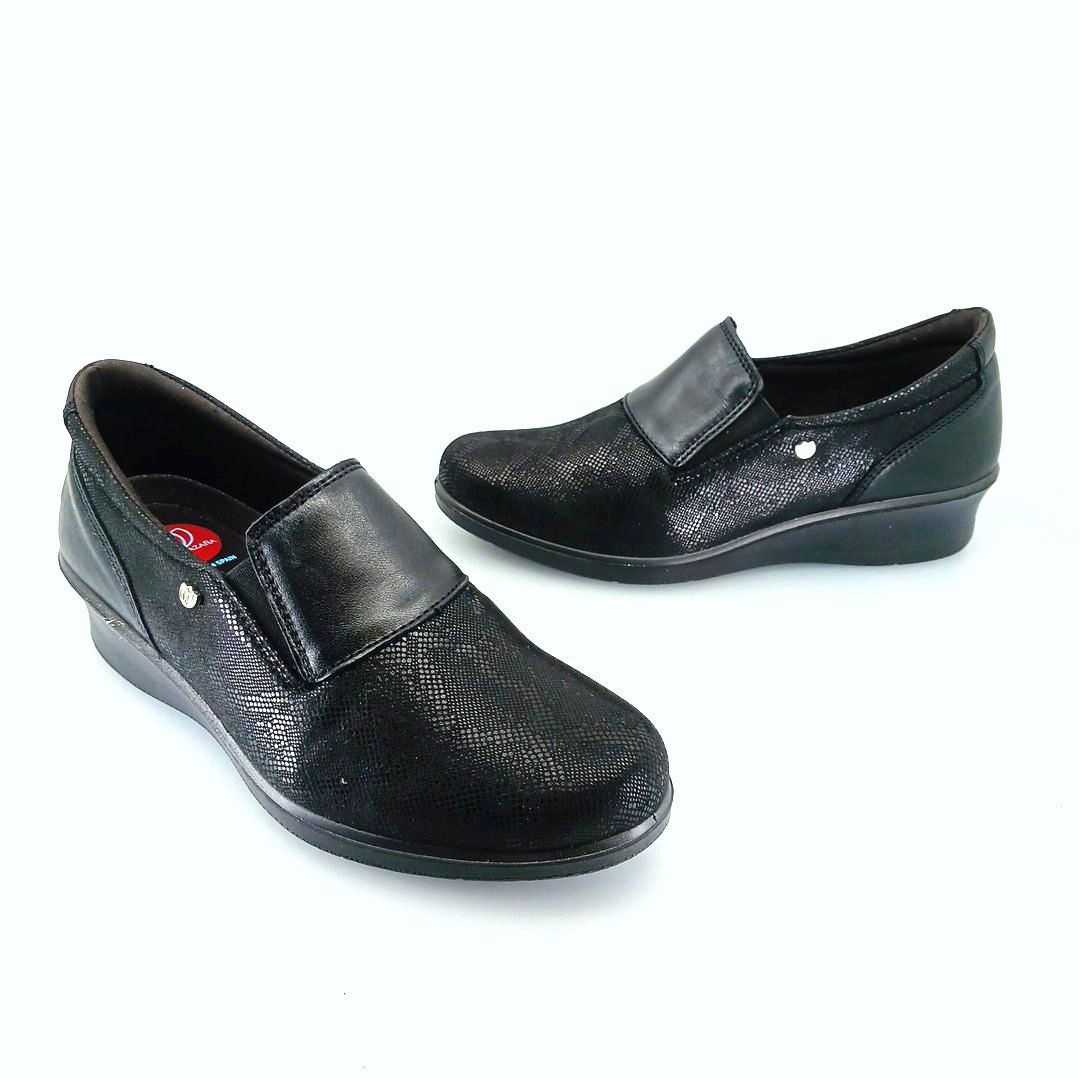 Laura Azana 21860 (μαύρο) γυναικεία slip-on