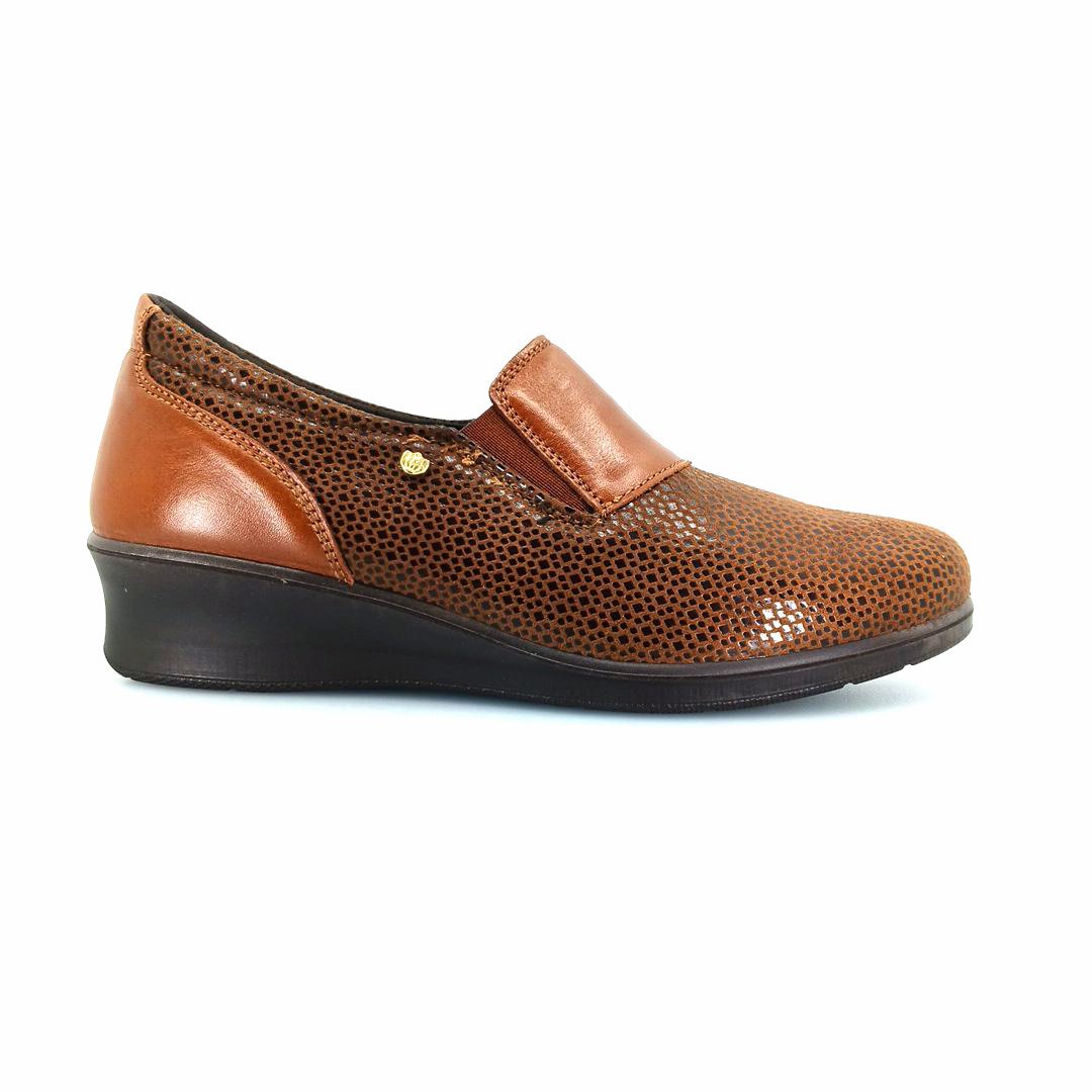 Laura Azana 21860 (κονιάκ) γυναικεία slip-on