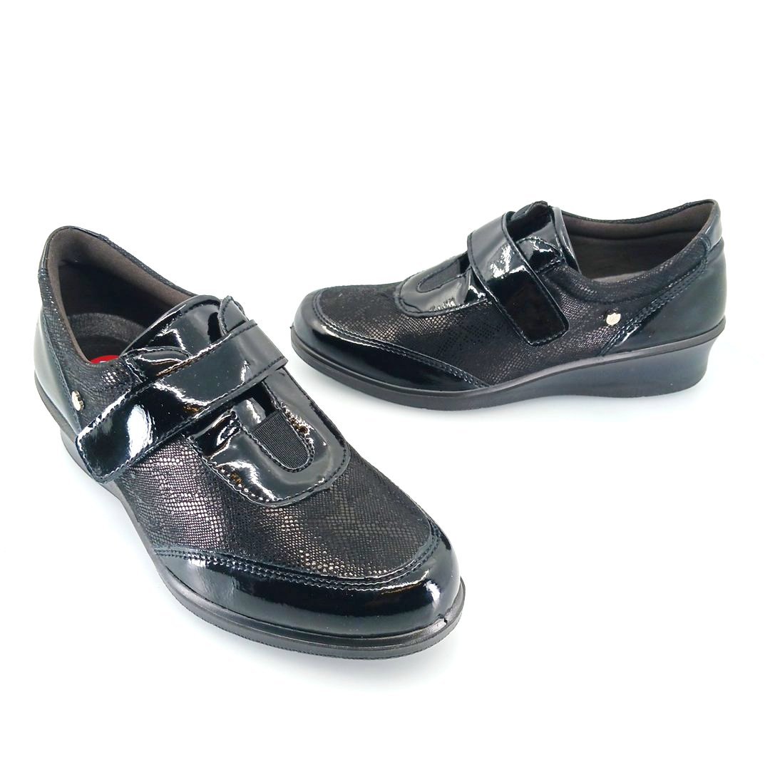 Laura Azana 21862 (μαύρο) γυναικεία velcro