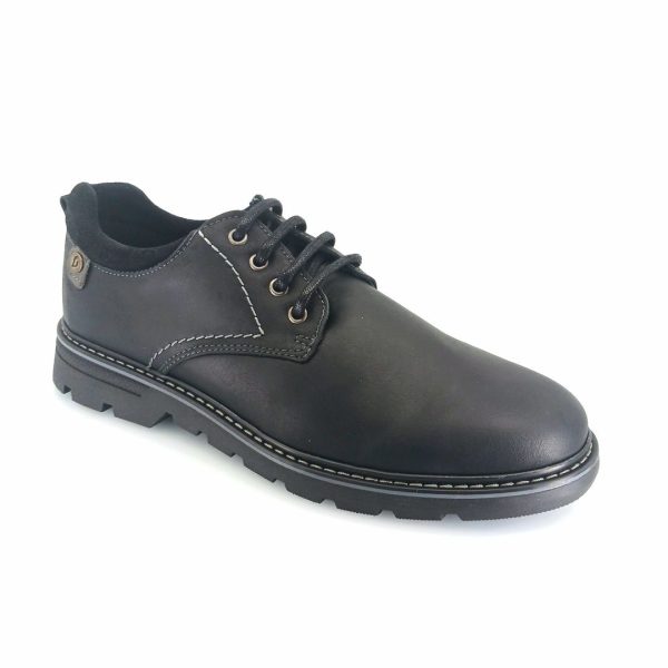 Luisetti 37800 (μαύρο δέρμα) ανδρικά derby