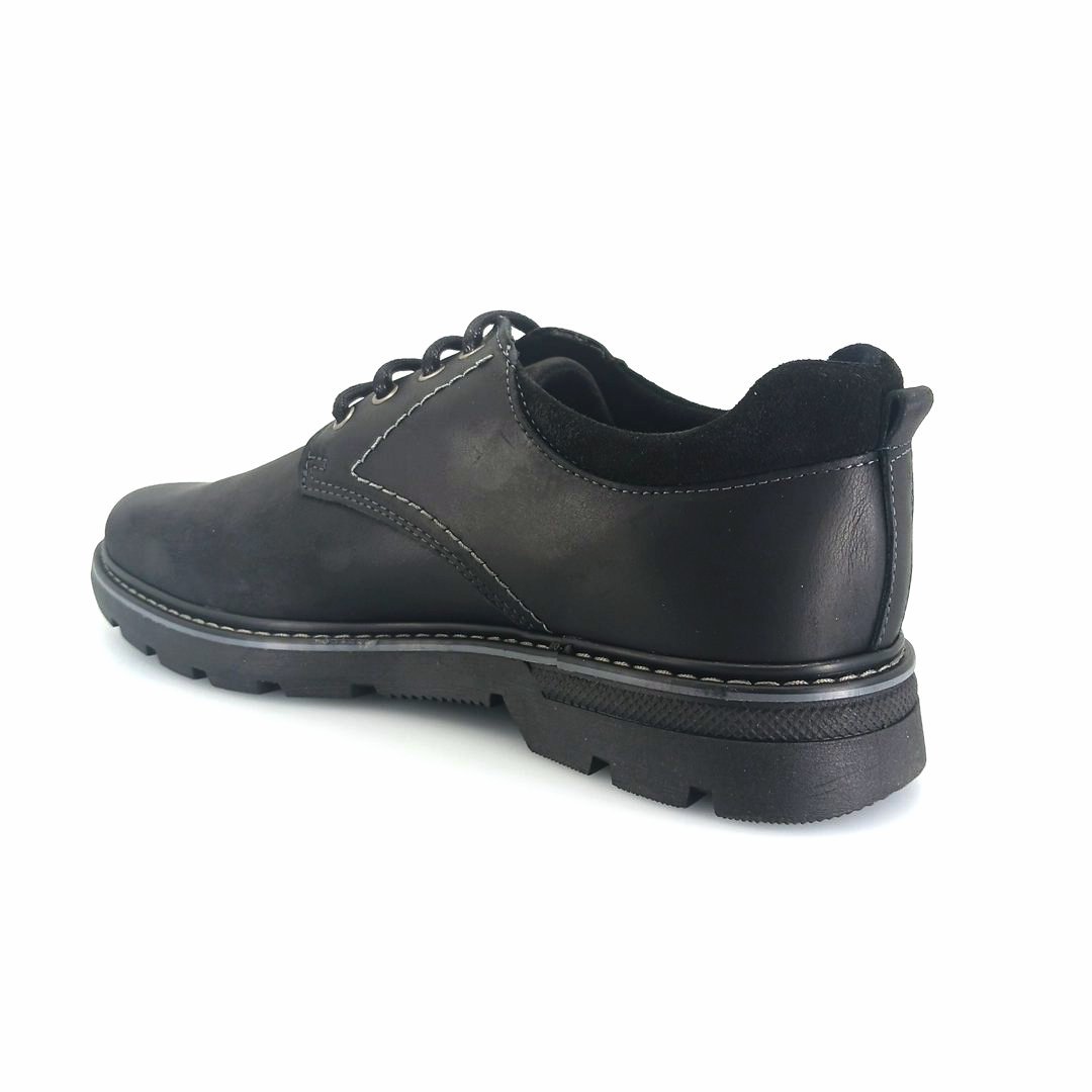 Luisetti 37800 (μαύρο δέρμα) ανδρικά derby