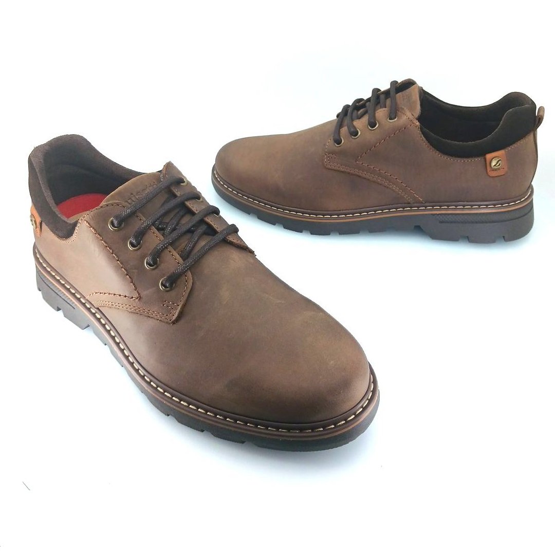 Luisetti 37800 (καφέ δέρμα) ανδρικά derby